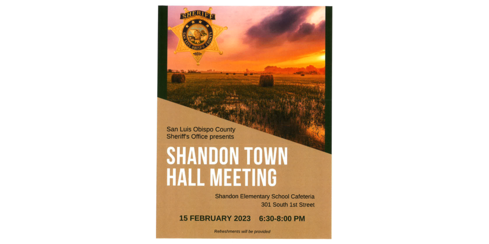 Sheriff's Town Hall Meeting